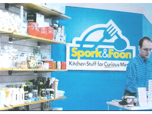 "Kitchen Stuff for Curious Minds" Slogan 